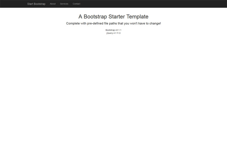 bootstrap bare template bootstrap temaer benny og lennart bootstrap bare template bootstrap temaer benny og lennart