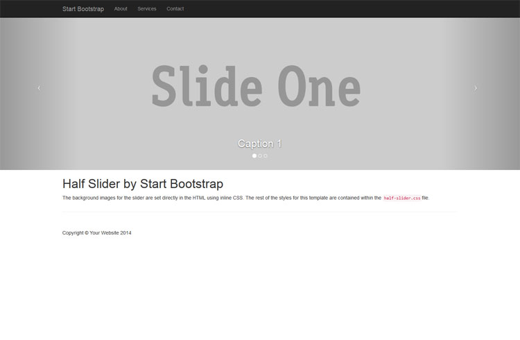 Bootstrap Temaer Benny Og Lennart Half Page Bootstrap Image Carousel Slider